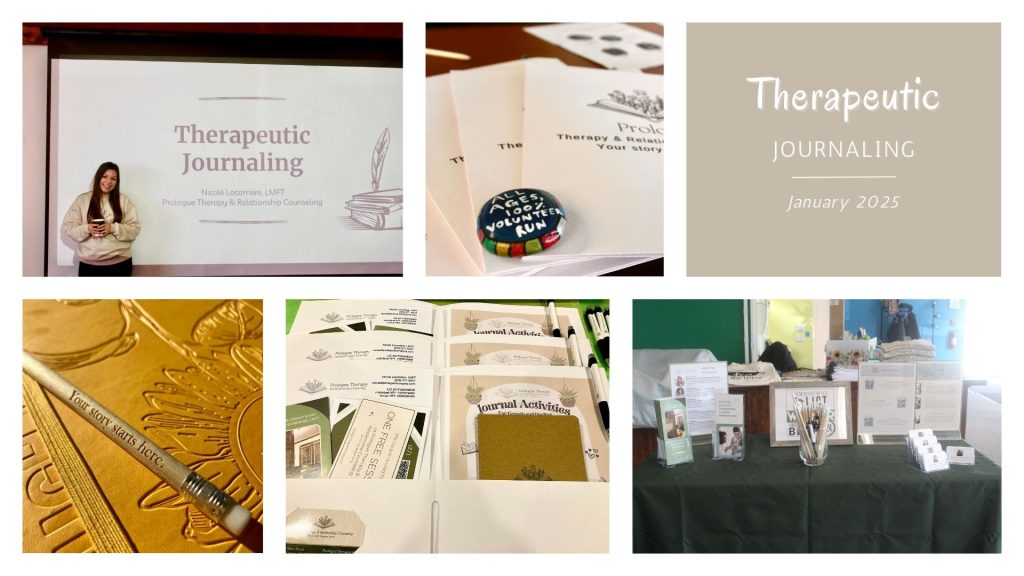 Therapeutic Journaling workshop